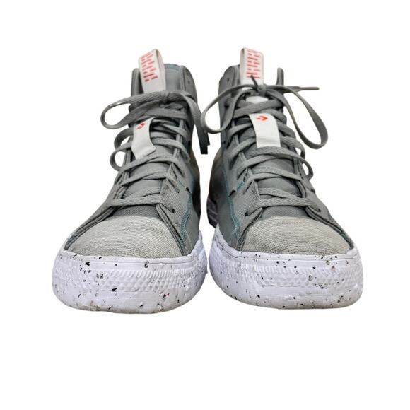 Converse All Star Crater High Top Gray Speckled Sneakers Men’s 12 Women’s 14 - Picture 3 of 9
